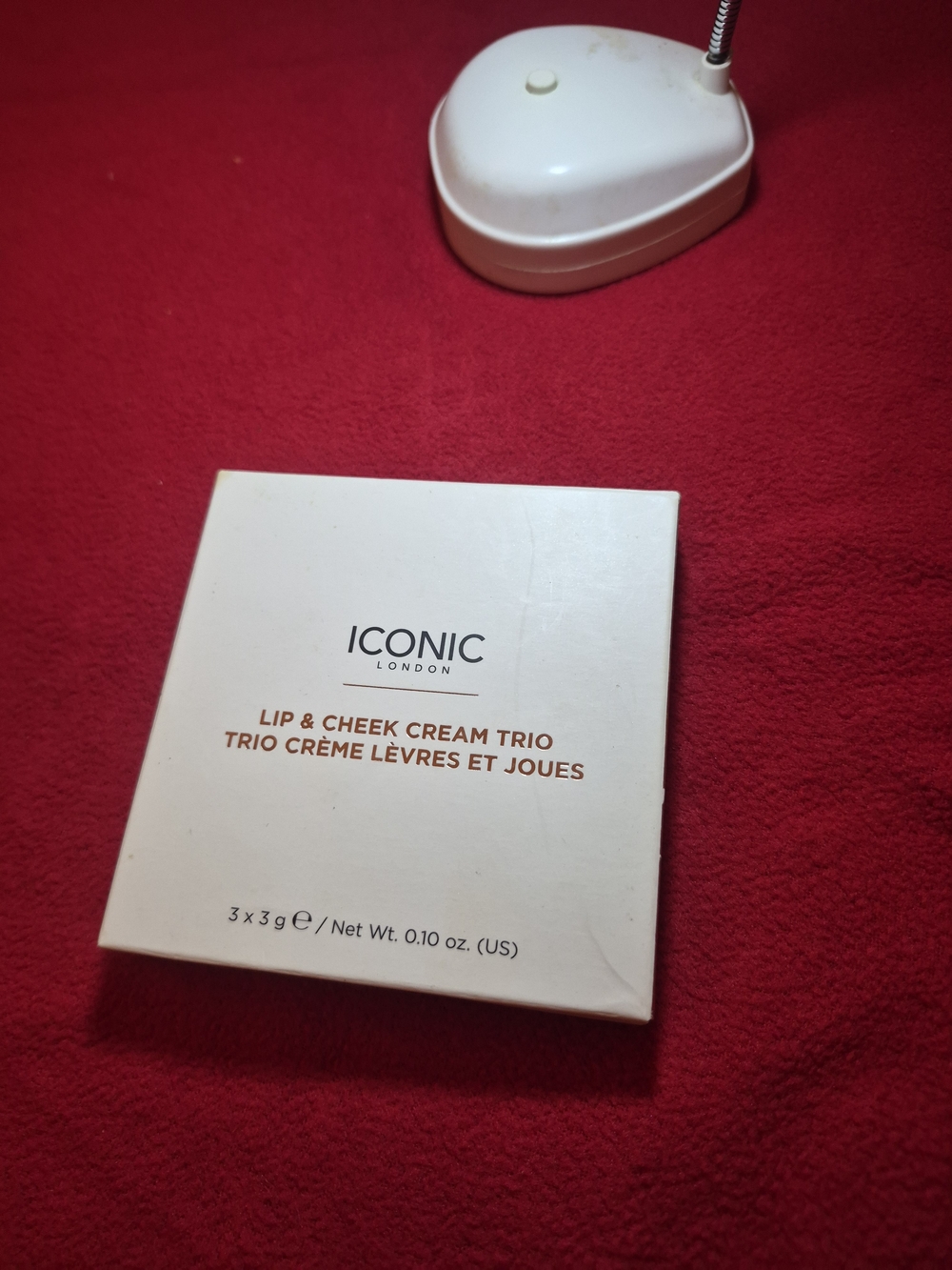 ICONIC London Lip & Cheek Cream Trio — White Packaging